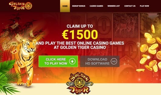 Golden Tiger - Microgaming Casino since 2001